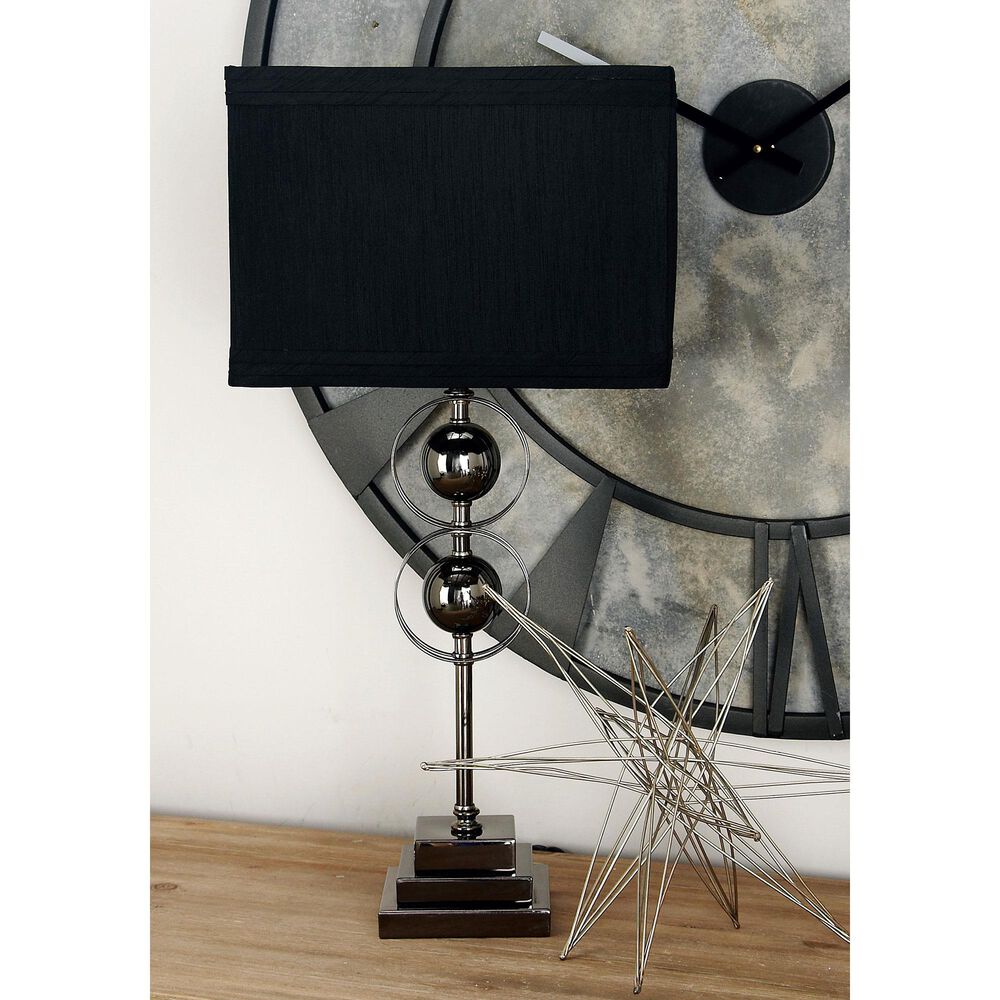 Maple and Jade Table Lamp in Shiny Black &#40;Set of 2&#41;, , large