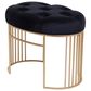 Maple and Jade 24" Velvet Bench in Black, , large