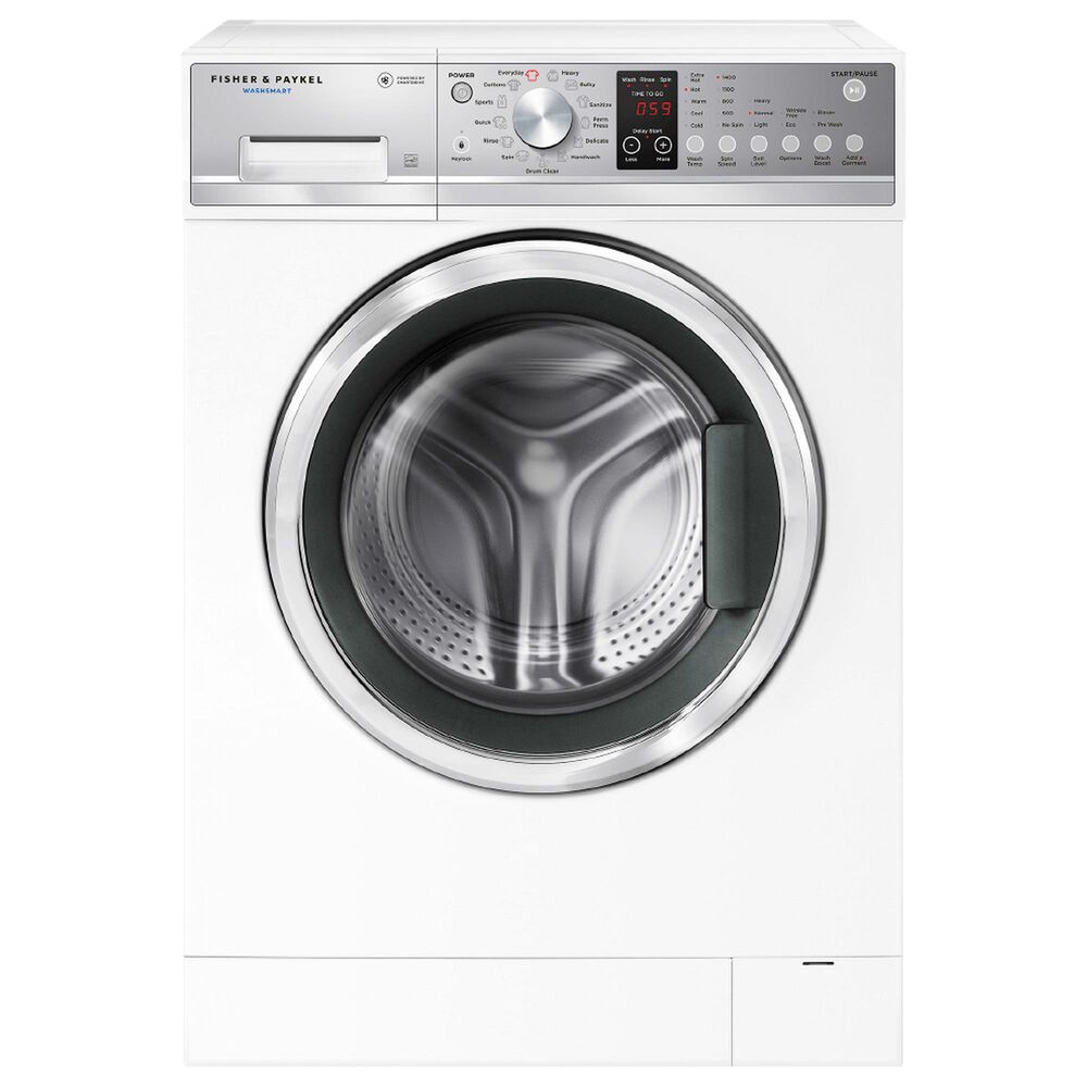 Fisher and Paykel 2.4 Cu. Ft. Front Load Washer with 13 Wash Cycles in White, , large