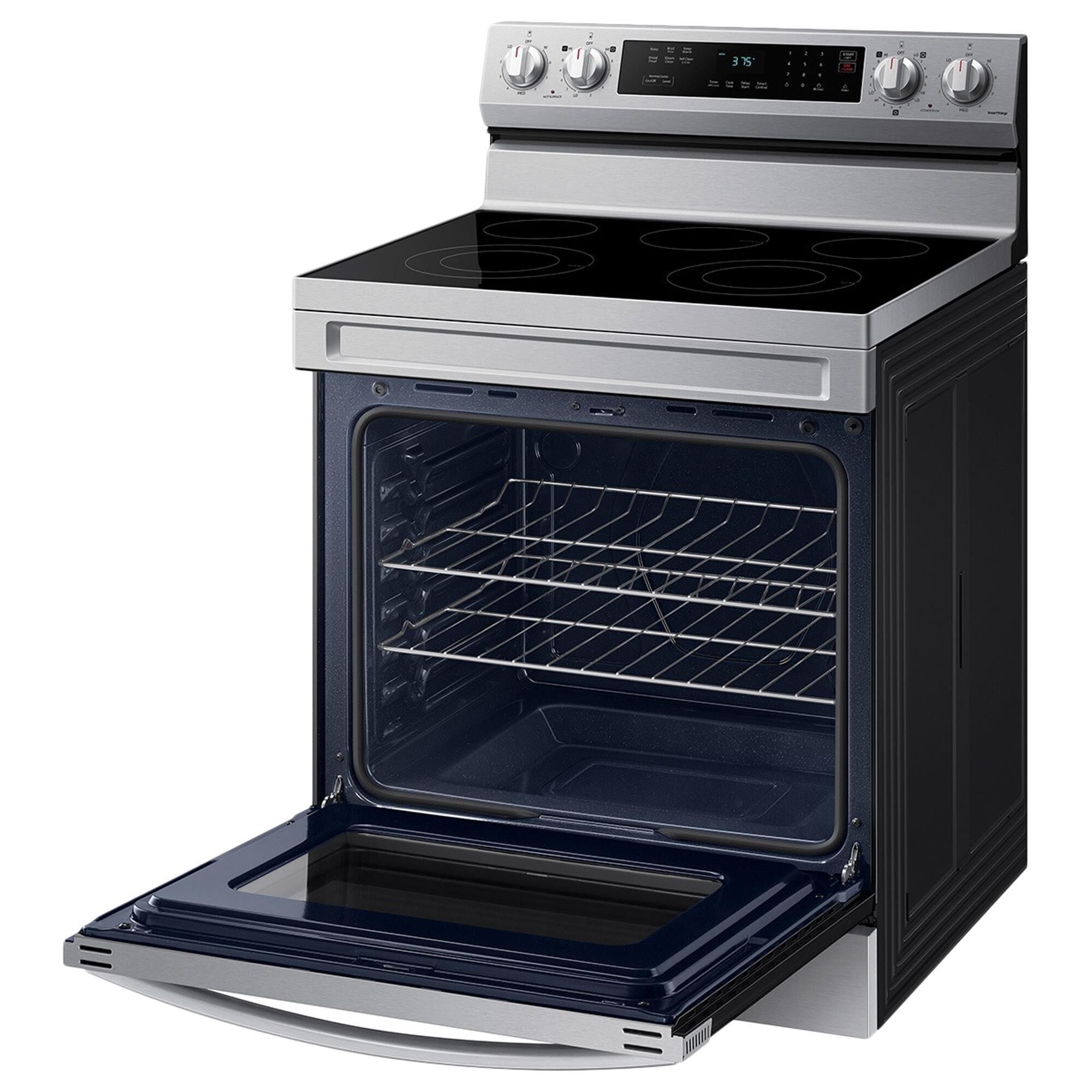 Electric stove store with large burners