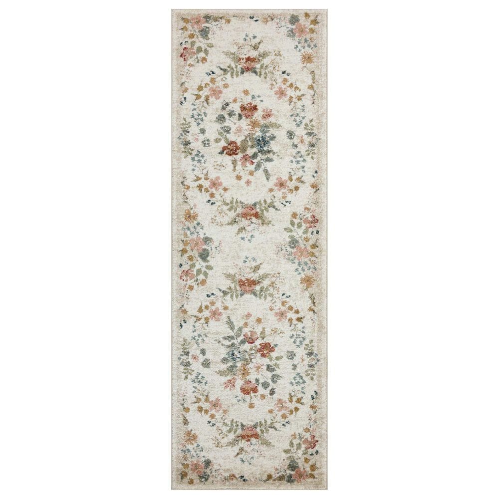 Rifle Paper Co. x Loloi Laurel Strawberry Fields 2"8" x 8" Cream Runner, , large