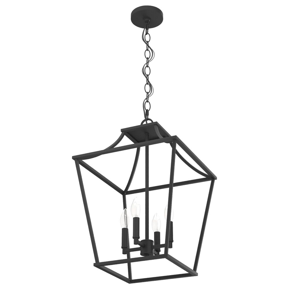 Hunter Laurel Ridge 15&quot; 4-Light Lantern Pendant in Natural Iron, , large