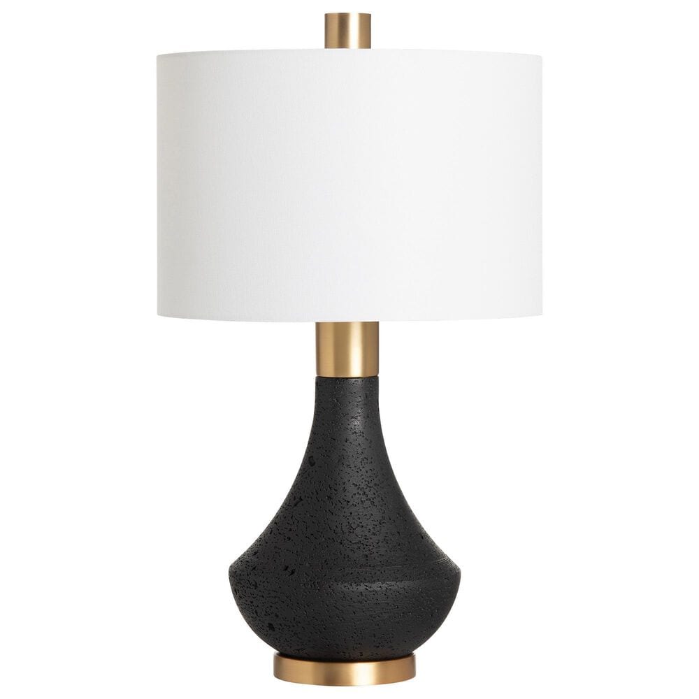 Crestview Collection Ryder Table Lamp in Black and Gold, , large