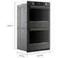 KitchenAid 2-Piece Kitchen Package with Black Ore 30" Smart Double Wall Oven and Black 30" Induction Cooktop, , large