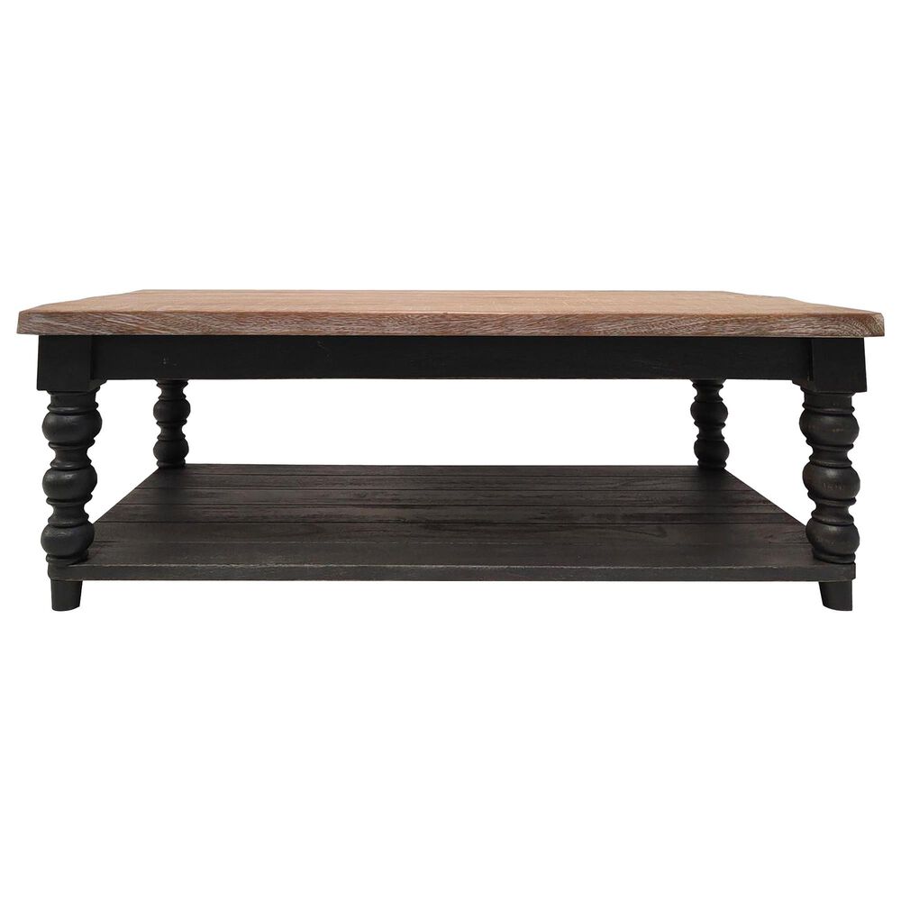 Shannon Hills Mason Coffee Table in Distressed Black, , large