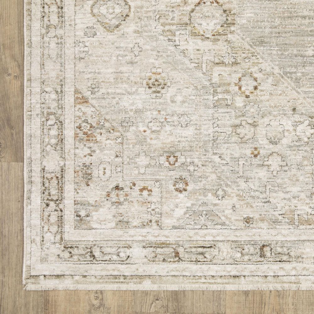 Oriental Weavers Avalon Beige and Ivory 2'7" x 7'7"Runner, , large