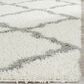 Safavieh Dallas Shag SGD257F-10 10" x 14" Ivory/Grey Area Rug, , large