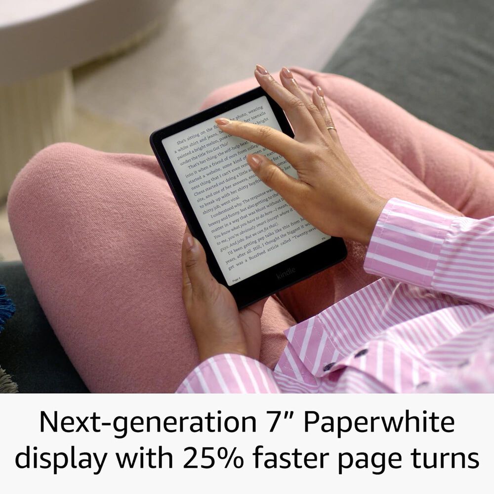 Amazon Kindle Paperwhite Signature Edition 32 GB &#40;2024&#41; in Metallic Black, , large