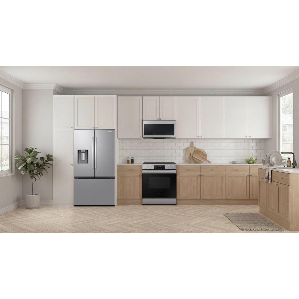 Samsung Bespoke AI 30.5 Cu. Ft. French Door Refrigerator in Fingerprint Resistant Stainless Steel, , large