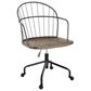 Lumisource Riley Office Chair in Black and Dark Walnut, , large