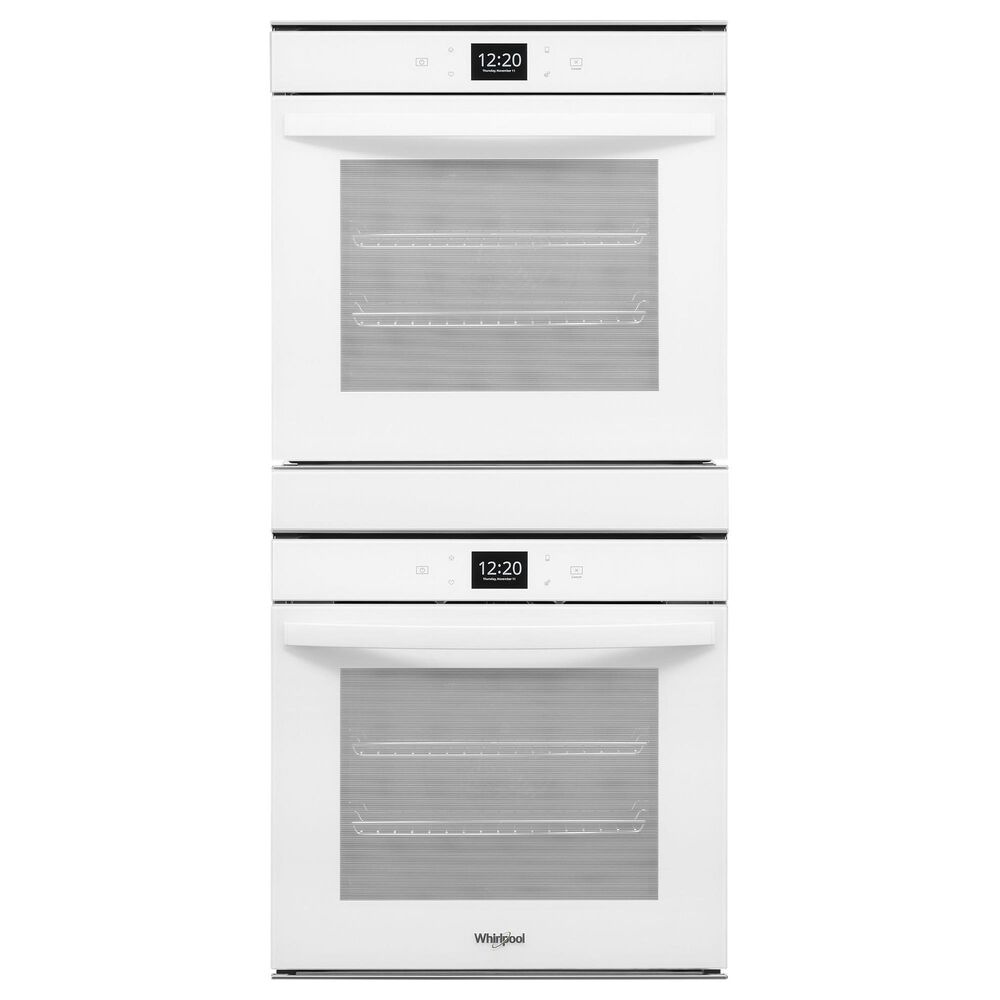 Whirlpool 24" Double Electric Wall Oven with Convection in White NFM