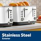GE Appliances 4-Slice Toaster in White, , large