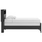 Ashley Broachmyn Twin Bookcase Bed in Black and Gray, , large