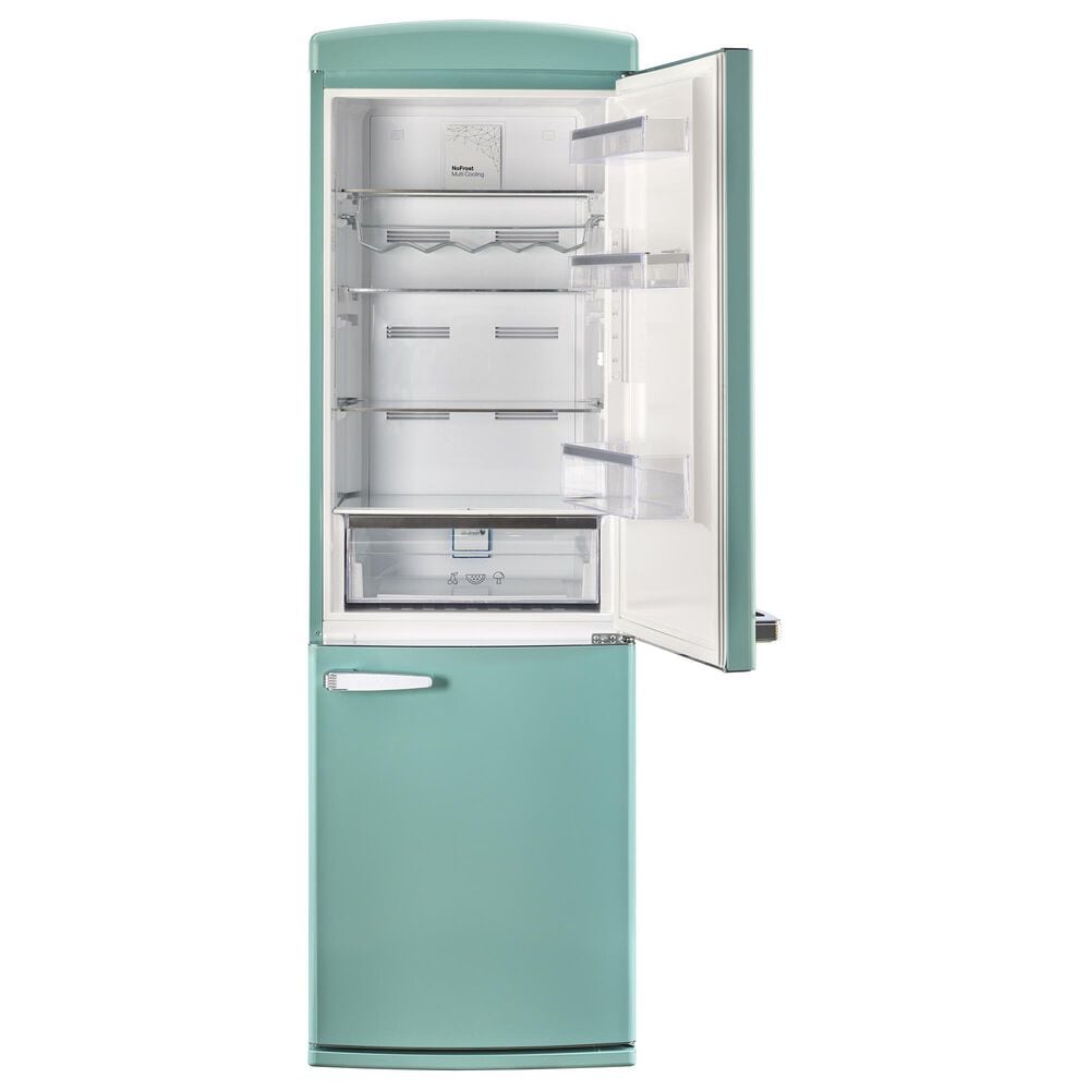 Unique Appliances Classic Retro 12 Cu. Ft. Bottom Freezer Regfrigerator In Ocean Mist Turquoise, , large