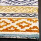 Safavieh Micro-Loop 2"3" x 7" Ivory and Rust Runner, , large