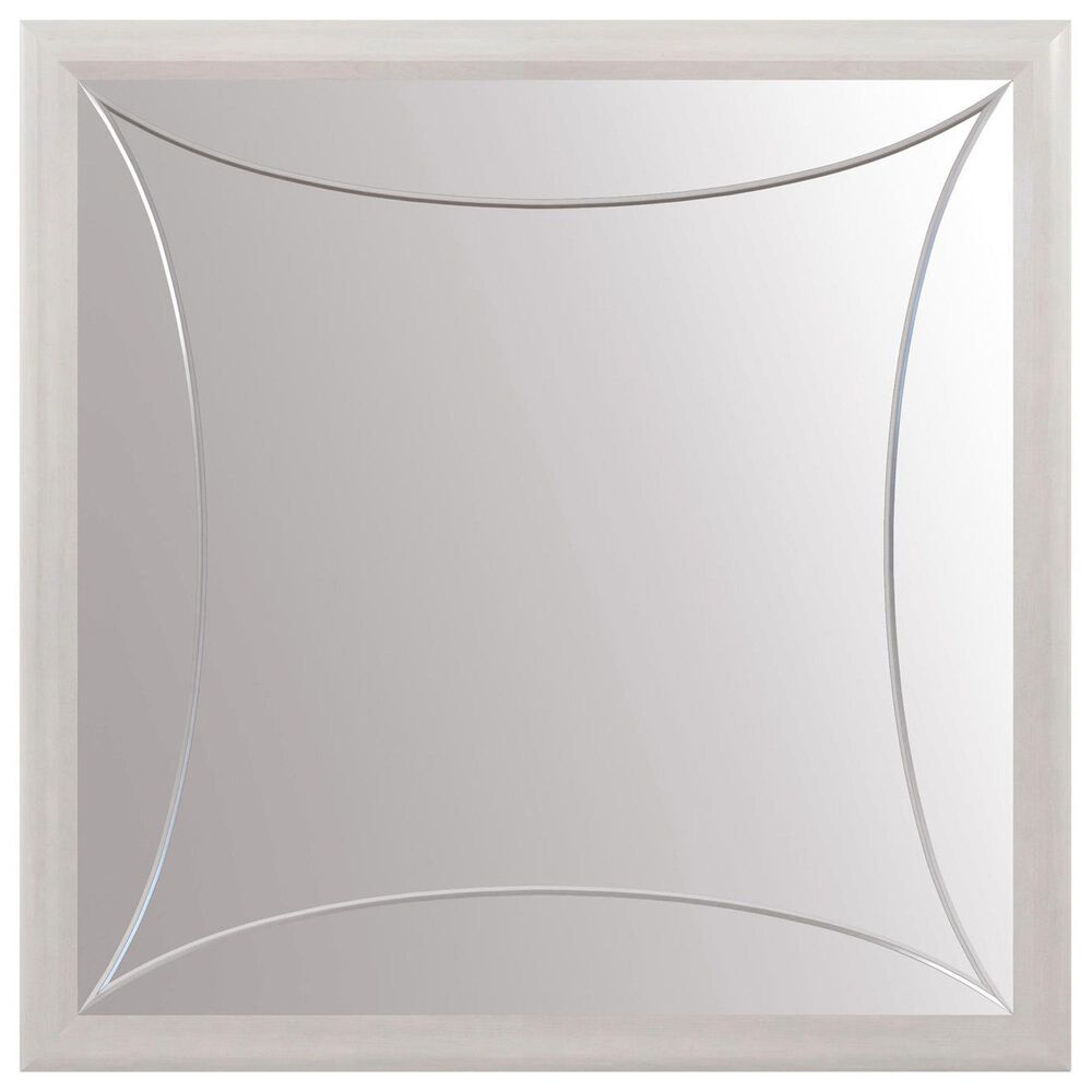 Vantage Mezzanine Mirrored 6 Drawer Dresser and Mirror in Dove Gray, , large