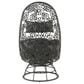 Hearth and Haven Hikre2-piece Metal Outdoor Lounge Chair Set in Charcoal, , large