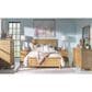St Claire Home Today"s Traditions 4 Piece Full Platform Panel Bedroom Set in Natural Hickory, , large