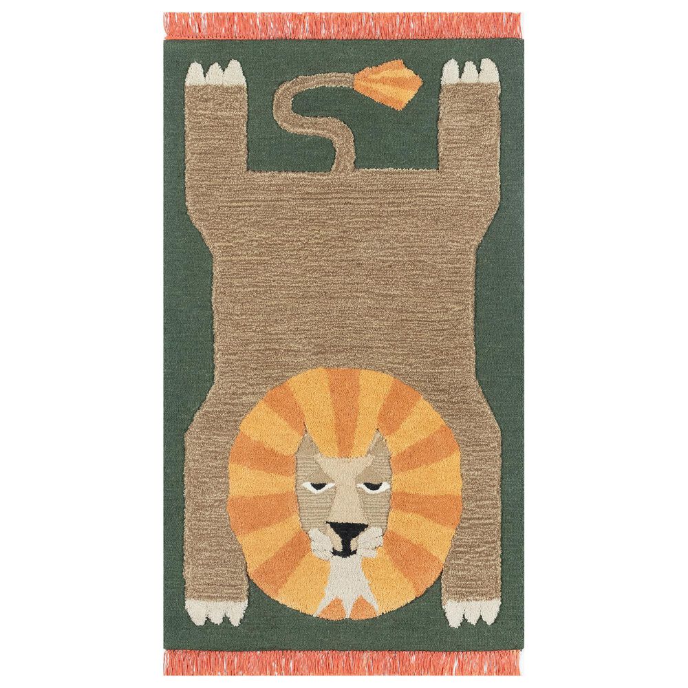 Novogratz Atticus ATC-1 5" x 7" Green Area Rug, , large