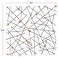 Maple and Jade 24" Square Metal Wall Decor Black, Bronze and Silver, , large