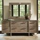 Bernhardt Casa Paros 6 Drawer Dresser in Anthracite without Mirror, , large