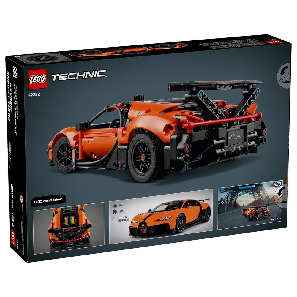 LEGO Technic Bugatti Chiron Pur Sport Hyper Car Building Set, , large