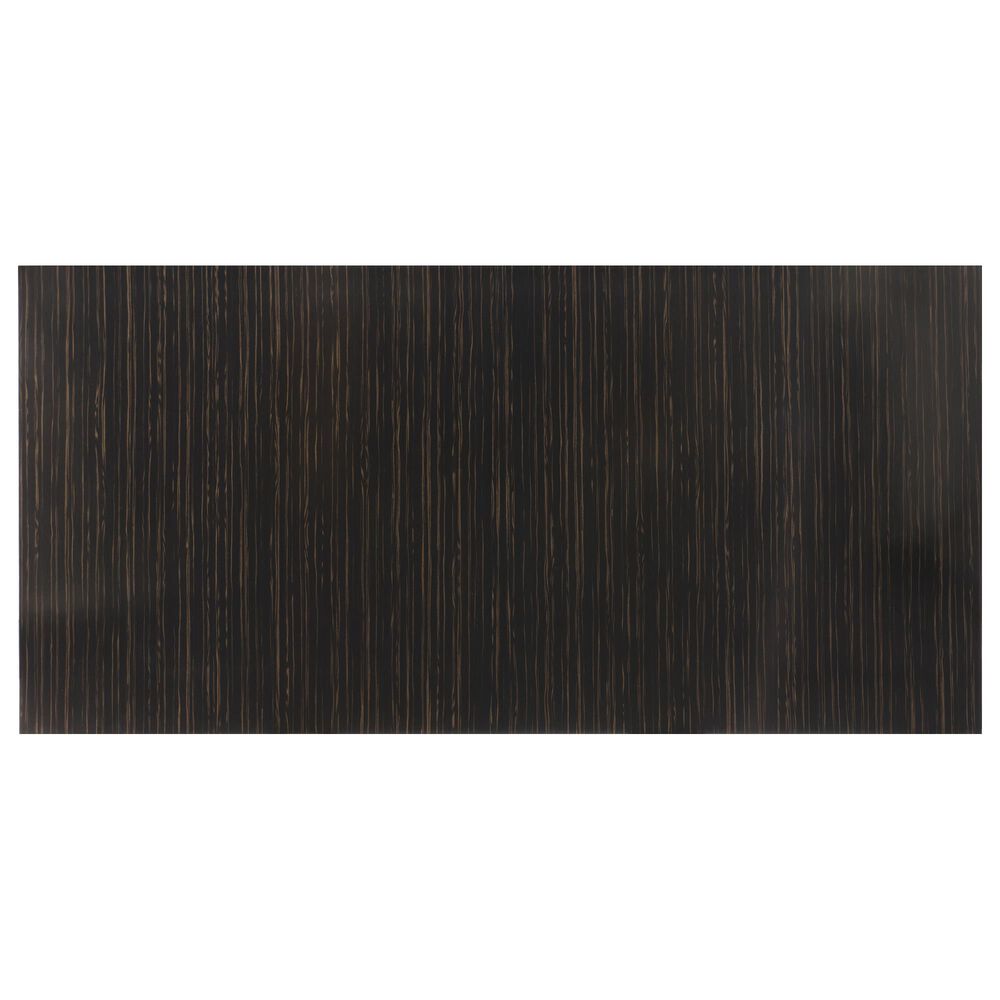 Schnadig Edge Dining Table in Striated Ebony and Lucent Bronze - Table Only, , large