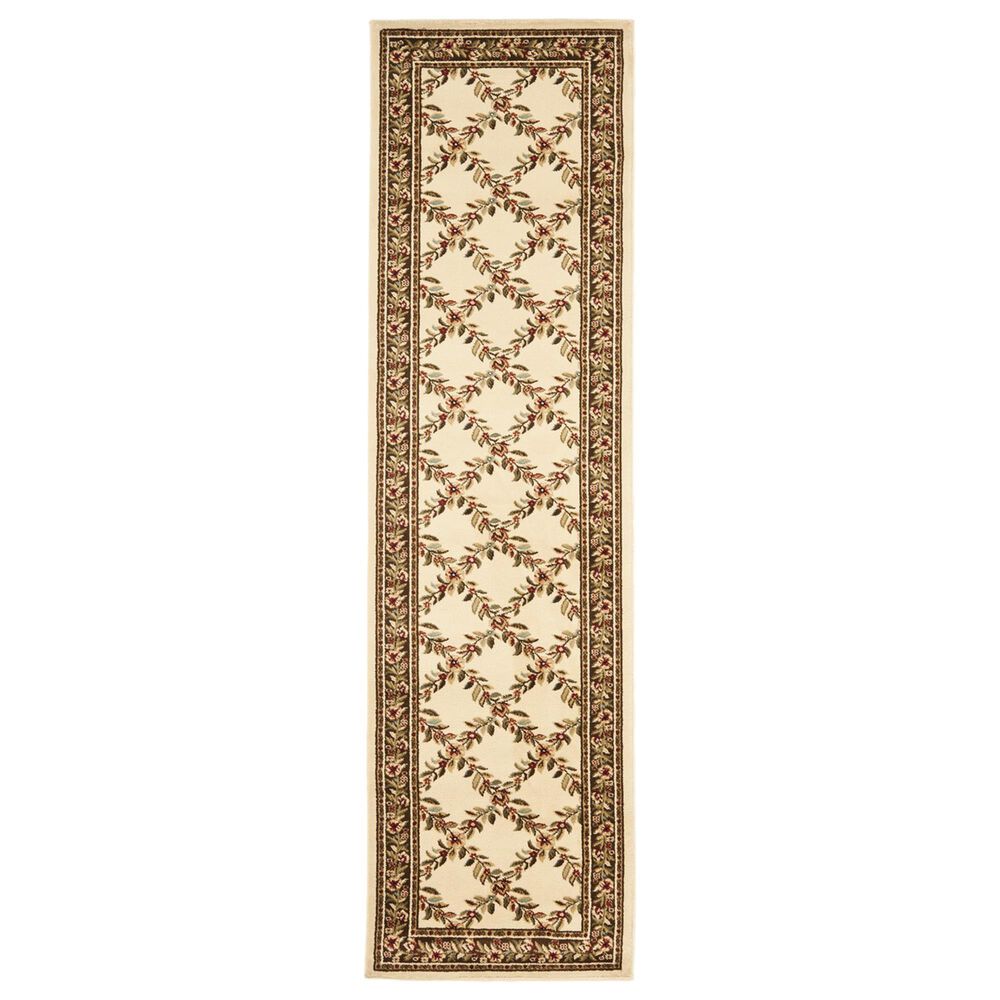 Safavieh Lyndhurst LNH557 2"3" x 12" Ivory and Brown Runner, , large
