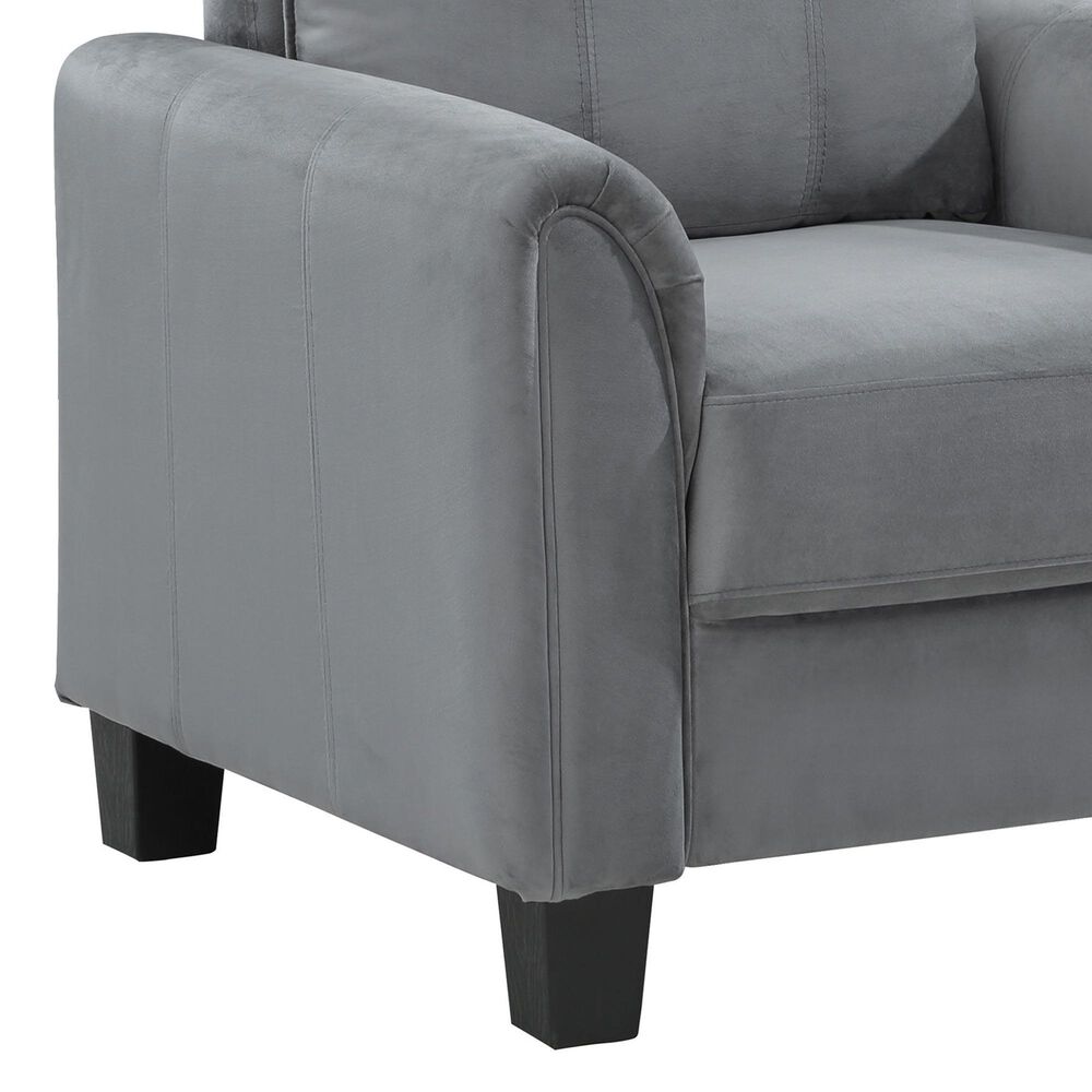 Coaster Davis Accent Arm Chair in Grey, , large