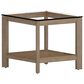 Canadel Accent Fusion End Table in Pecan Washed and Clear, , large