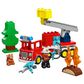 LEGO Duplo Fire Truck with Hose and Firefighter Building Set, , large