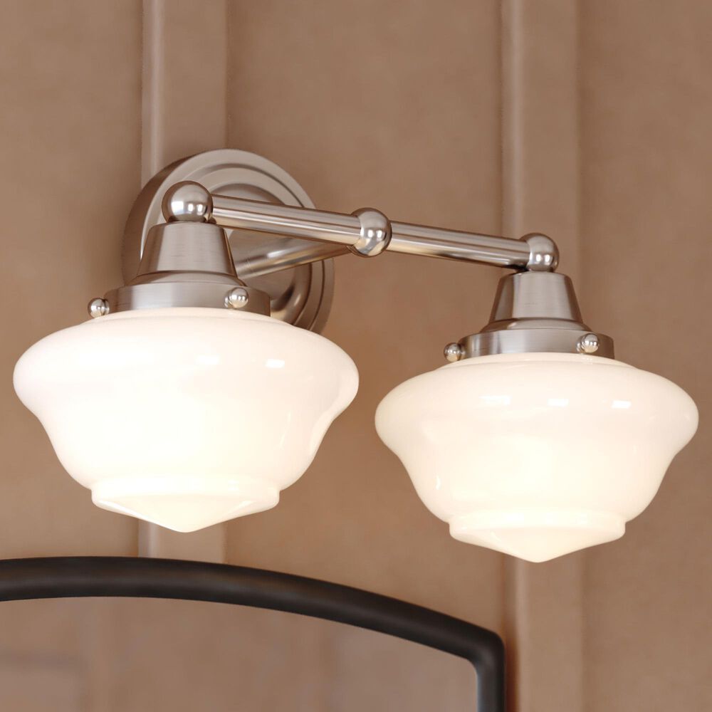 Vaxcel Eastgate 2-Light Bathroom Vanity in Satin Nickel, , large