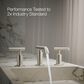 Kohler Purist Widespread Bathroom Sink Faucet in Vibrant Brushed Nickel, , large