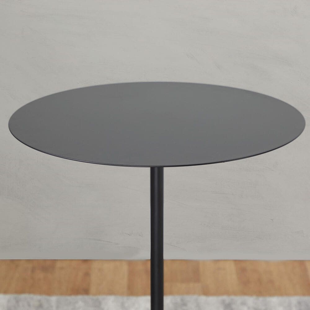 Lumisource Symbol Side Table in Concrete and Black Steel, , large
