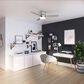 Hunter Minimus 52" Ceiling Fan with LED Lights in Brushed Nickel, , large