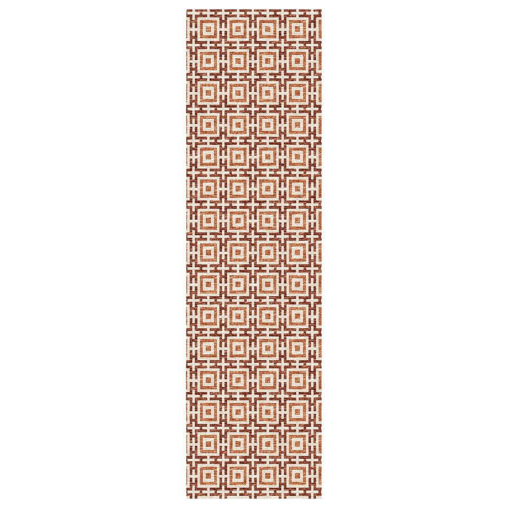 Dalyn Rug Company Marlo 2"3" x 10" Paprika Indoor/Outdoor Runner, , large