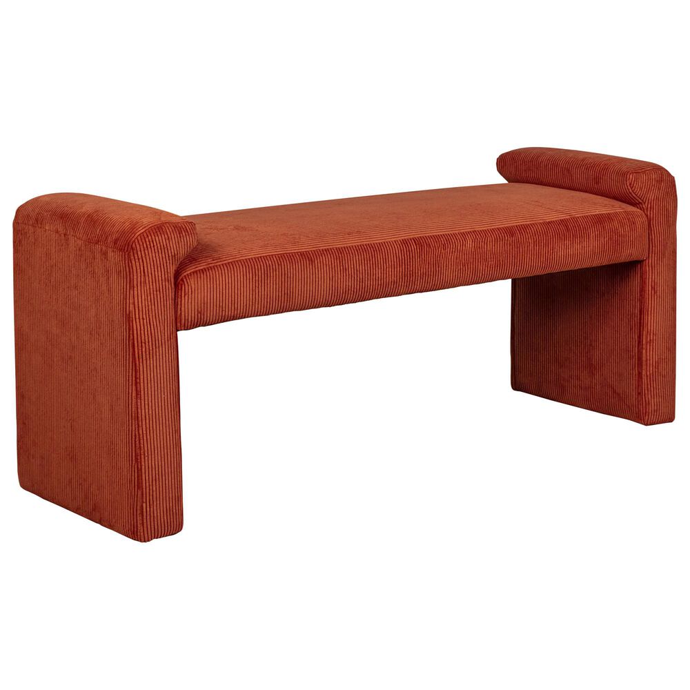 Linden Boulevard Cord Bench in Red, , large