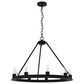 Hunter Saddlewood 9-Light Chandelier in Natural Iron, , large