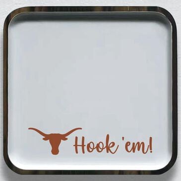 Valiant Gifts Texas Spirit Mango Wood Small Tray in Burnt Orange, , large
