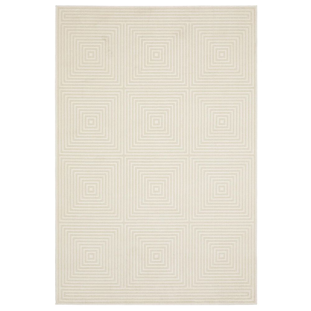 Oriental Weavers Raylan RAY04 3"3" x 5" Ivory Area Rug, , large