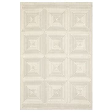 Oriental Weavers Raylan RAY04 3"3" x 5" Ivory Area Rug, , large