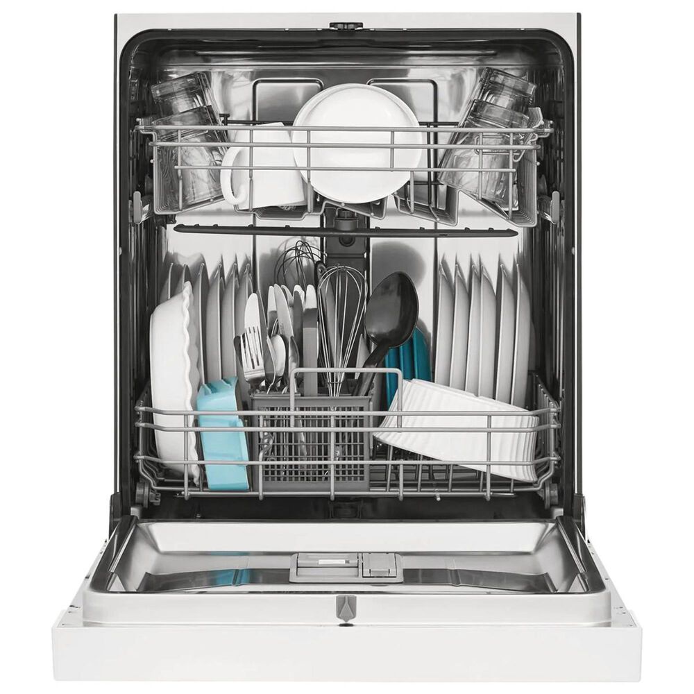 Frigidaire 24" BuiltIn Dishwasher with Heated Drying System in White