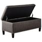 Hampton Park Shandra II Storage Bench in Charcoal, , large