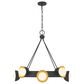 Savoy House Pierson 8-Light Chandelier in Black Cashmere, , large