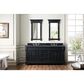James Martin Vanities Brookfield 72" Double Bathroom Vanity in Antique Black with 3 cm Charcoal Soapstone Quartz Top and Rectangle Sink, , large
