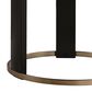 Furniture of America Morai End Table in White, Gold and Black, , large