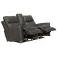 Catnapper Fredda Power Reclining Console Loveseat with Power Headrest in Anthracite, , large