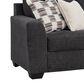Ashley Loreo Stationary Queen Sofa Sleeper in Ebony, , large