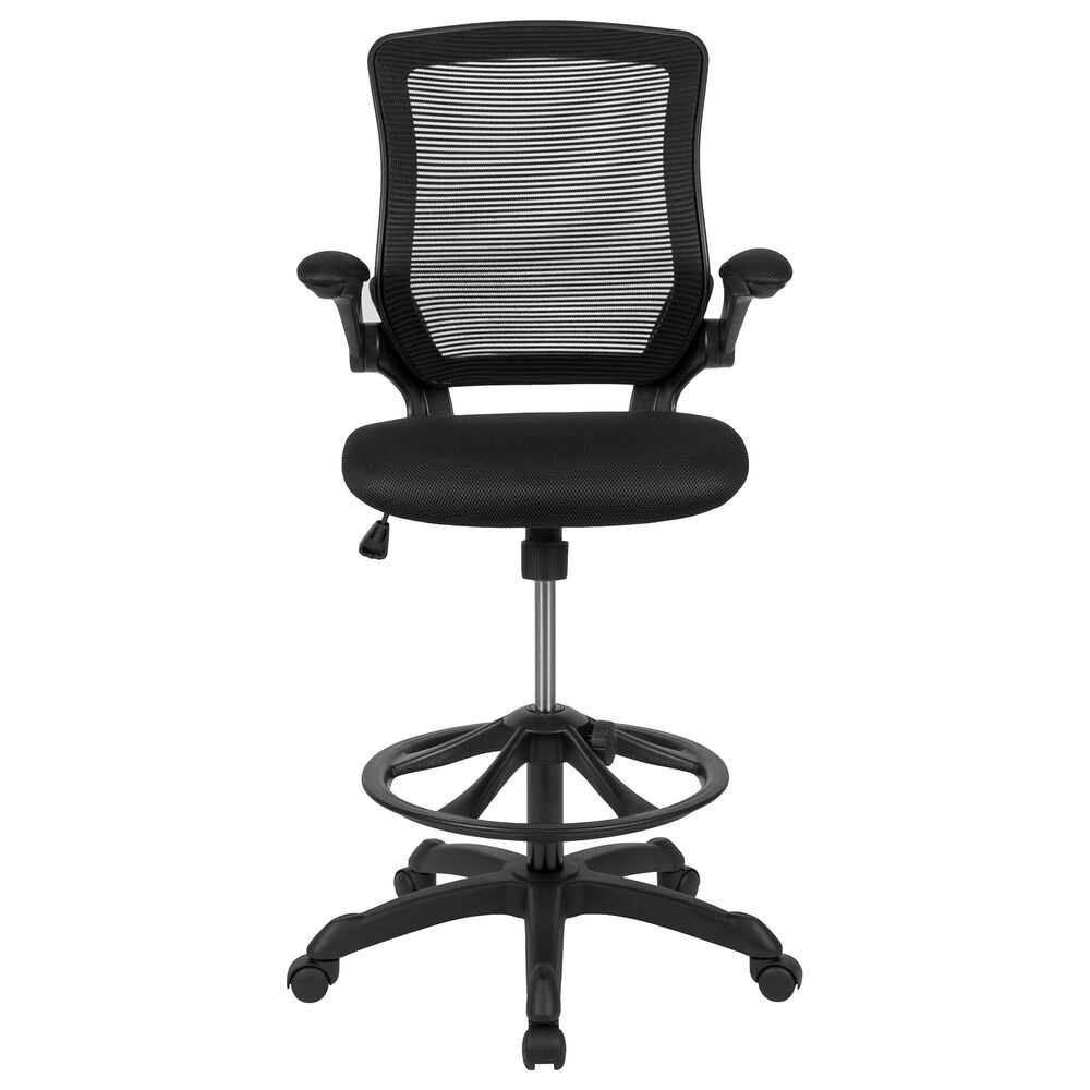 Flash Furniture Drafting Chair in Black, , large
