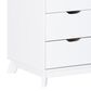 Linon Home Decor Polly 3-Drawer Nightstand in White, , large